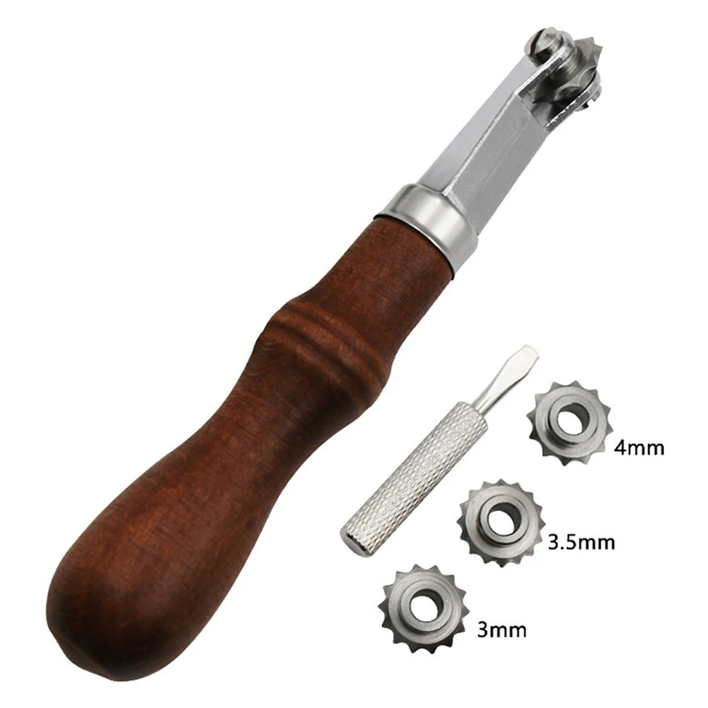 Durable Pitch Wheels Pitch Wheels Auxiliary Punch DIY Leather Craft Kit Tool Gear Sewing Tools Stitch Line Marking Wheel
Durable Pitch Wheels Pitch Wheels Auxiliary Punch DIY Leather Craft Kit Tool Gear Sewing Tools Stitch Line Marking Wheel