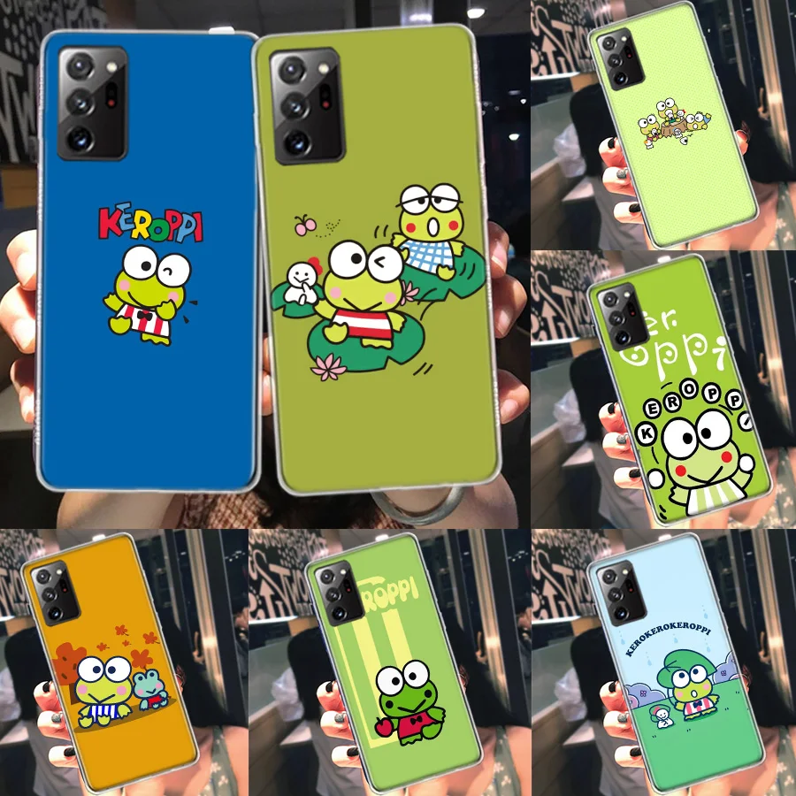 

Cartoon K-Keroppi Phone Case For Samsung A04 A04S A14 A10S A20S A30 A40 A50 A70 Galaxy M52 M51 M32 M31S M30S M21 M12 M11 Cover S