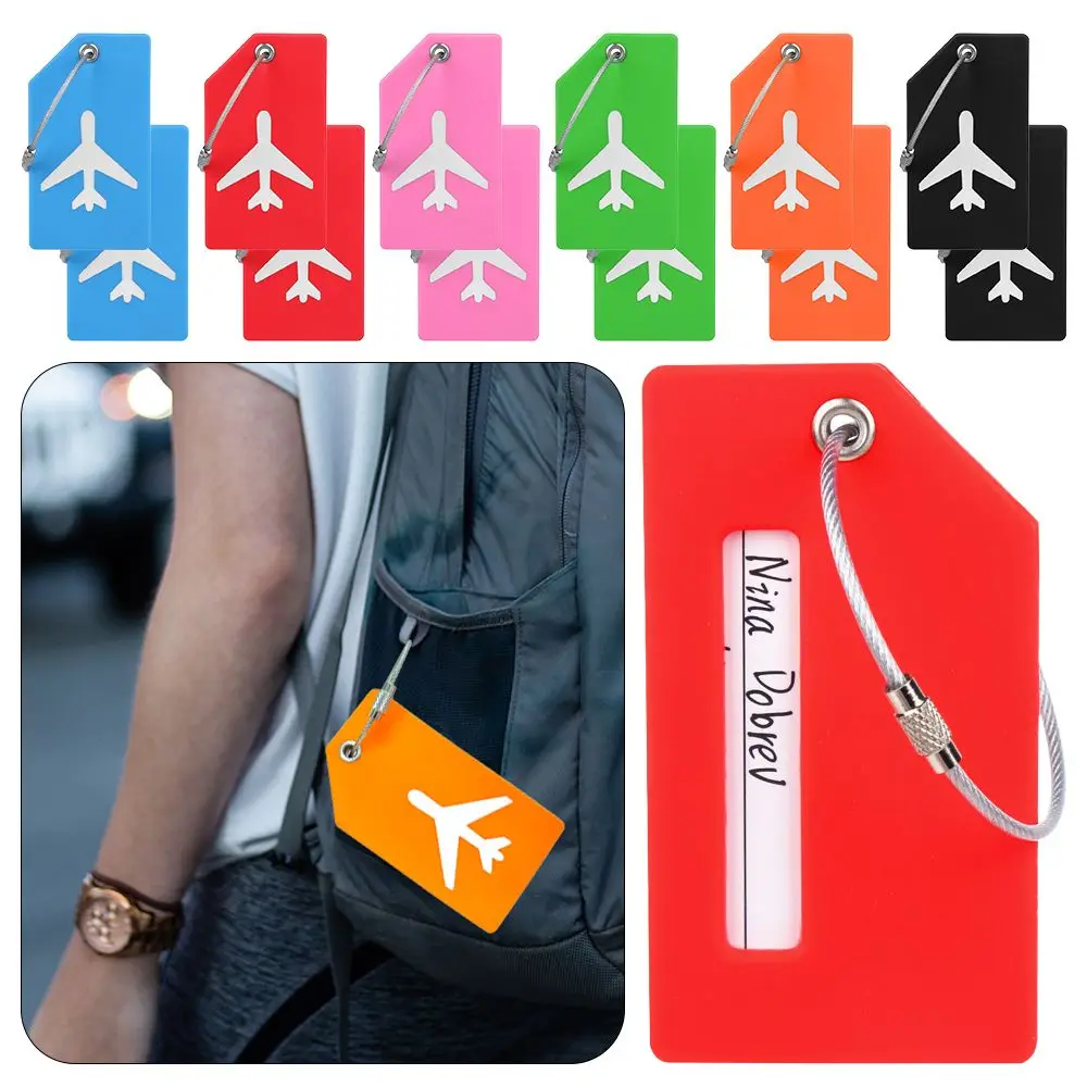 Fashion Silicone Baggage Boarding Label Travel Accessories Creative Letter Baggage Holder Luggage Tag Travel Tag
Fashion Silicone Baggage Boarding Label Travel Accessories Creative Letter Baggage Holder Luggage Tag Travel Tag