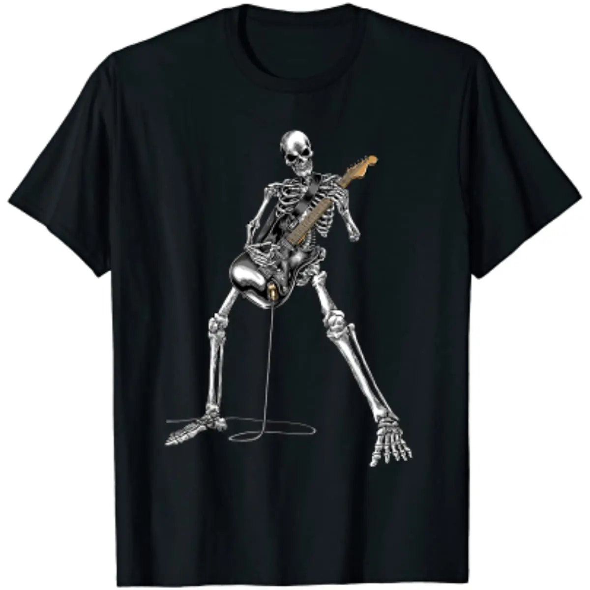 Skeleton Guitar Rock and Roll Band Tees for Men T-Shirt Men Clothing 1981 Shirt Cotton Daily Four Seasons Tees
Skeleton Guitar Rock and Roll Band Tees for Men T-Shirt Men Clothing 1981 Shirt Cotton Daily Four Seasons Tees