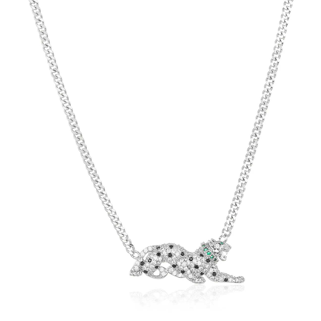 Микро-закрепка высокого качества CZ Леопардовый Ягуар Очаровательная подвеска модное женское ожерелье крутой дизайн животного
Микро-закрепка высокого качества CZ Леопардовый Ягуар Очаровательная подвеска модное женское ожерелье крутой дизайн животного