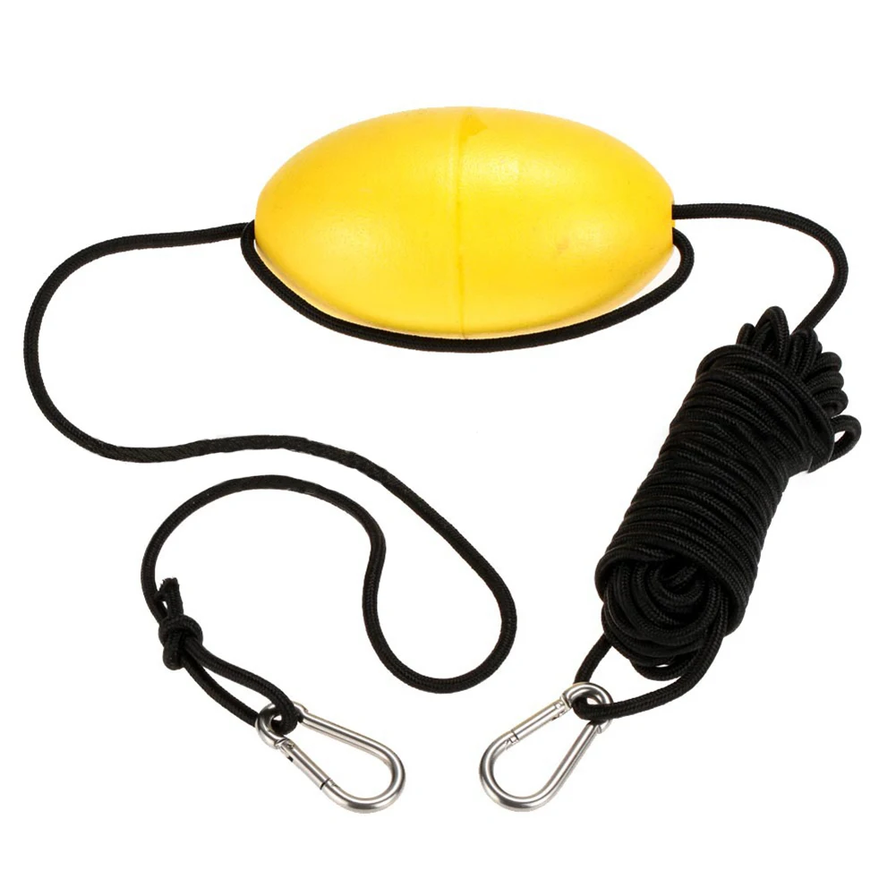 Drift Anchor Tow Rope With EVA Buoy Buoy Ball Float Leash For Accessory Durable Floating Cord Dual Floats With 2pcs Clip Buckles
Drift Anchor Tow Rope With EVA Buoy Buoy Ball Float Leash For Accessory Durable Floating Cord Dual Floats With 2pcs Clip Buckles