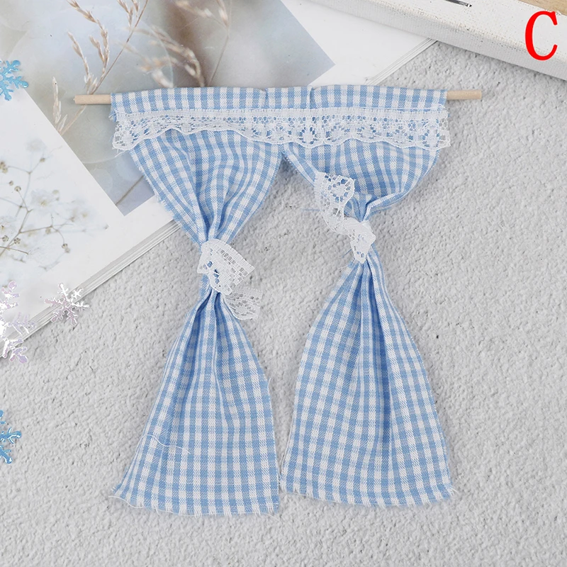 1/12 Scale Blue Lattice Dollhouse Miniatures Cotton Lace Dollhouse Curtain House Bedroom Furniture Decor Acc
1/12 Scale Blue Lattice Dollhouse Miniatures Cotton Lace Dollhouse Curtain House Bedroom Furniture Decor Acc