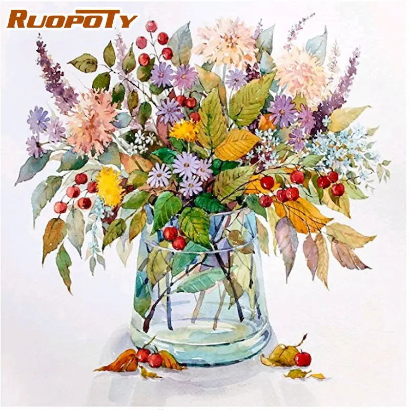 RUOPOTY 60x75cm Oil Painting By Numbers Flowers Handpainted Abstract On Canvas DIY Pictures Lovers Gift Home Decoration Wall Art
RUOPOTY 60x75cm Oil Painting By Numbers Flowers Handpainted Abstract On Canvas DIY Pictures Lovers Gift Home Decoration Wall Art