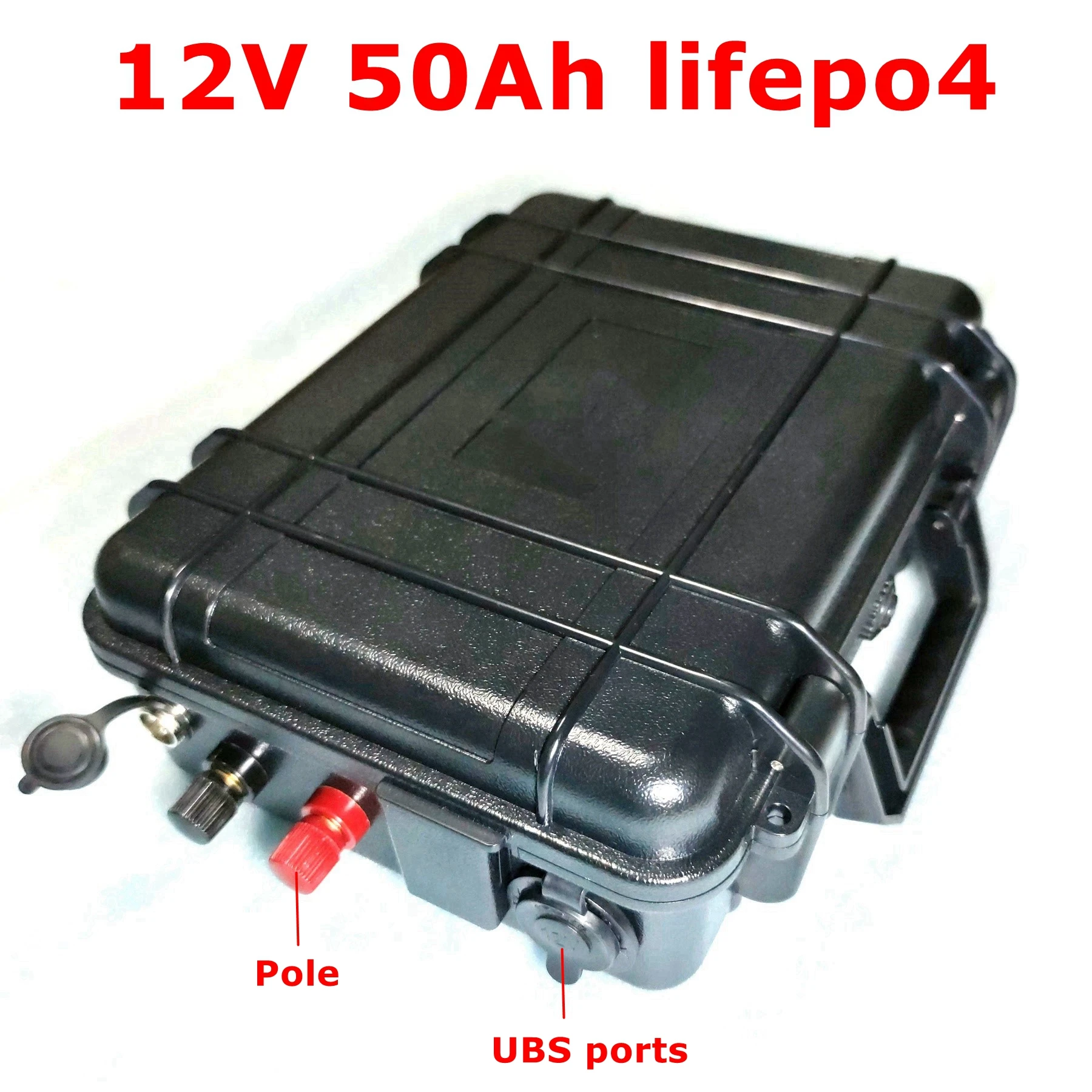 

BLN Impermeabile 12.8v 12v 50ah lifepo4 batteria al litio porta USB BMS 4S per carrello da Golf caravan e campeggio mercato UP