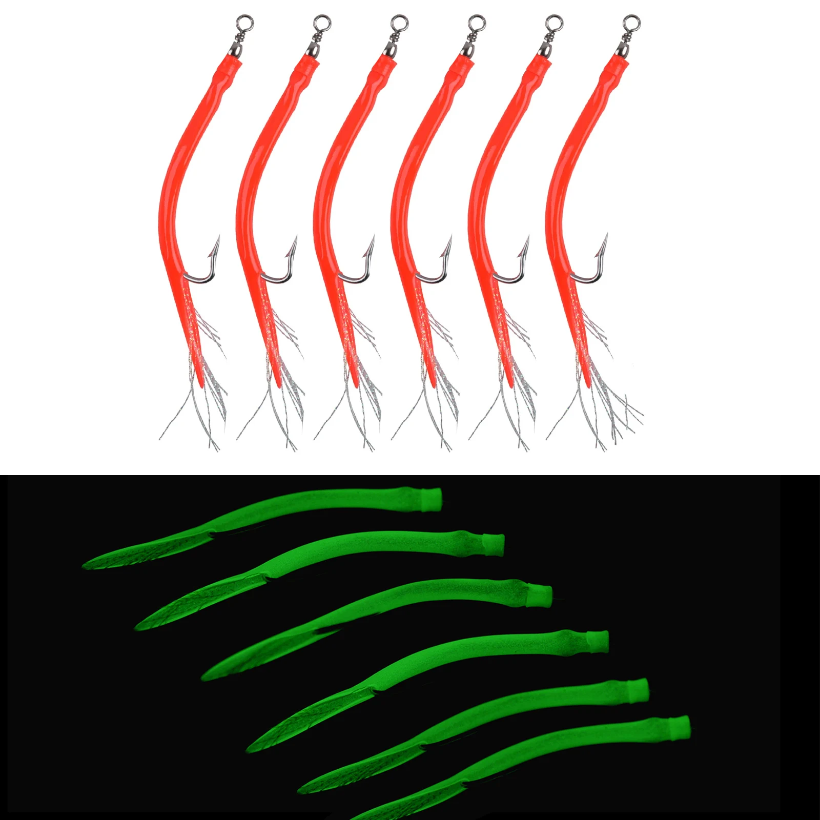 Fishing Lure Hook Fishing Hooks Shank Offset Silica Gel Material Stainless Steel Hook Codfish Fishing Fishhook
Fishing Lure Hook Fishing Hooks Shank Offset Silica Gel Material Stainless Steel Hook Codfish Fishing Fishhook