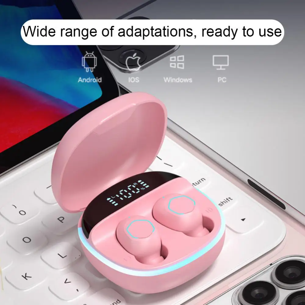 TWS Wireless Earphone M13 Digital Display Blue-tooth 5.2 Headphone Light Ring Light Effect Stereo Sports Headsets With Mic
TWS Wireless Earphone M13 Digital Display Blue-tooth 5.2 Headphone Light Ring Light Effect Stereo Sports Headsets With Mic