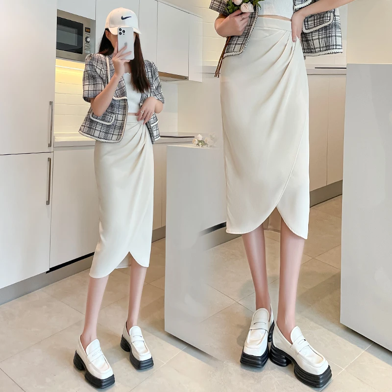 Summer Skirt New Splicing Korean Fashion High Waist Irregular Sexy Solid Color Women's Clothing Movafag
Summer Skirt New Splicing Korean Fashion High Waist Irregular Sexy Solid Color Women's Clothing Movafag
