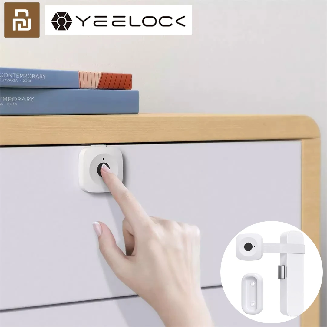 YEELOCK Fingerprint Drawer Lock Punch-free Smart Furniture Invisible Dark Lock 0.3S Unlock Emergency USB Power Supply
YEELOCK Fingerprint Drawer Lock Punch-free Smart Furniture Invisible Dark Lock 0.3S Unlock Emergency USB Power Supply