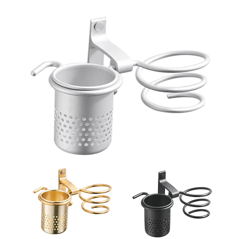 Hair Dryer Holder With Cup Households Rack Hair Blow Dryer Shelf Metal Wall Mount Bathroom Accessories Gold Hair Dryer Rack
Hair Dryer Holder With Cup Households Rack Hair Blow Dryer Shelf Metal Wall Mount Bathroom Accessories Gold Hair Dryer Rack