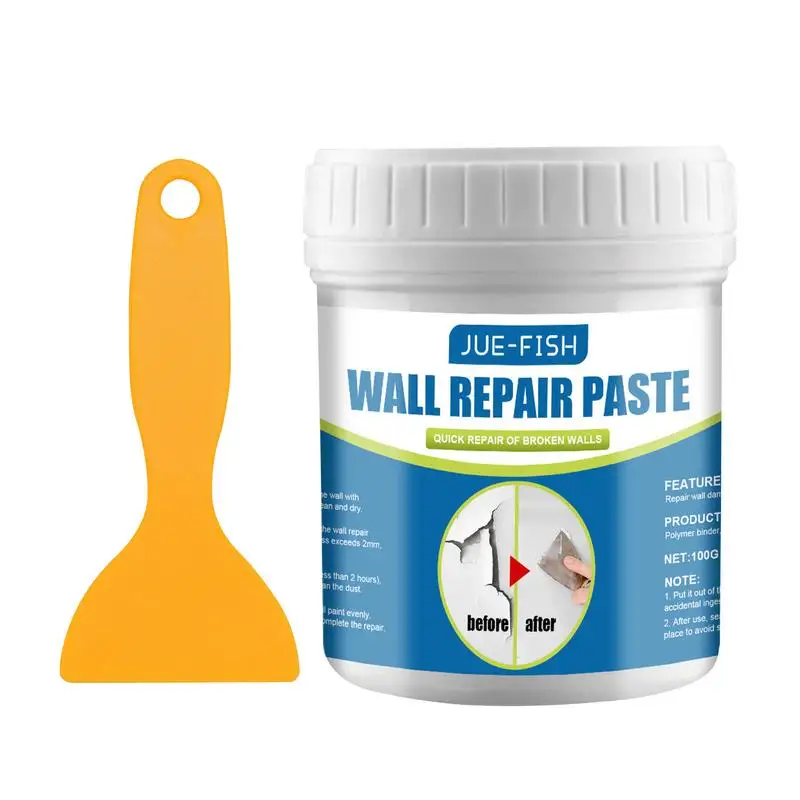 Wall Mending Agent Wall Repair Cream With Scrape Wall Paint Peeling Crack Repairing Agent Covering Stain With Scrape 100g
Wall Mending Agent Wall Repair Cream With Scrape Wall Paint Peeling Crack Repairing Agent Covering Stain With Scrape 100g