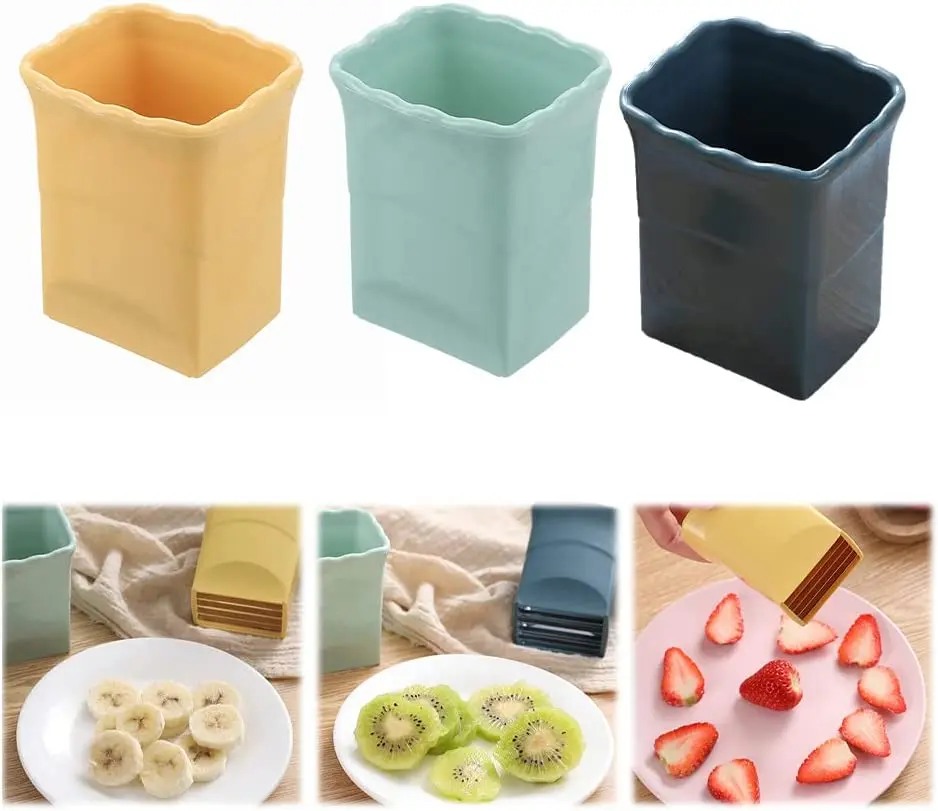 Cup Slicer Potato French Fries Cutter Making Tool Slicing Fruit Strawberry Grape Vegetable Shredder Cup Soft Kitchen Gadget 
Cup Slicer Potato French Fries Cutter Making Tool Slicing Fruit Strawberry Grape Vegetable Shredder Cup Soft Kitchen Gadget