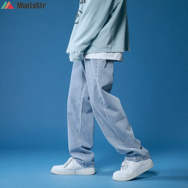 Spring Summer Men's Jeans Cotton Denim Hip Hop Bottom Joggers Streetwear Blue Pants Hombre Harem Trousers Men
Spring Summer Men's Jeans Cotton Denim Hip Hop Bottom Joggers Streetwear Blue Pants Hombre Harem Trousers Men