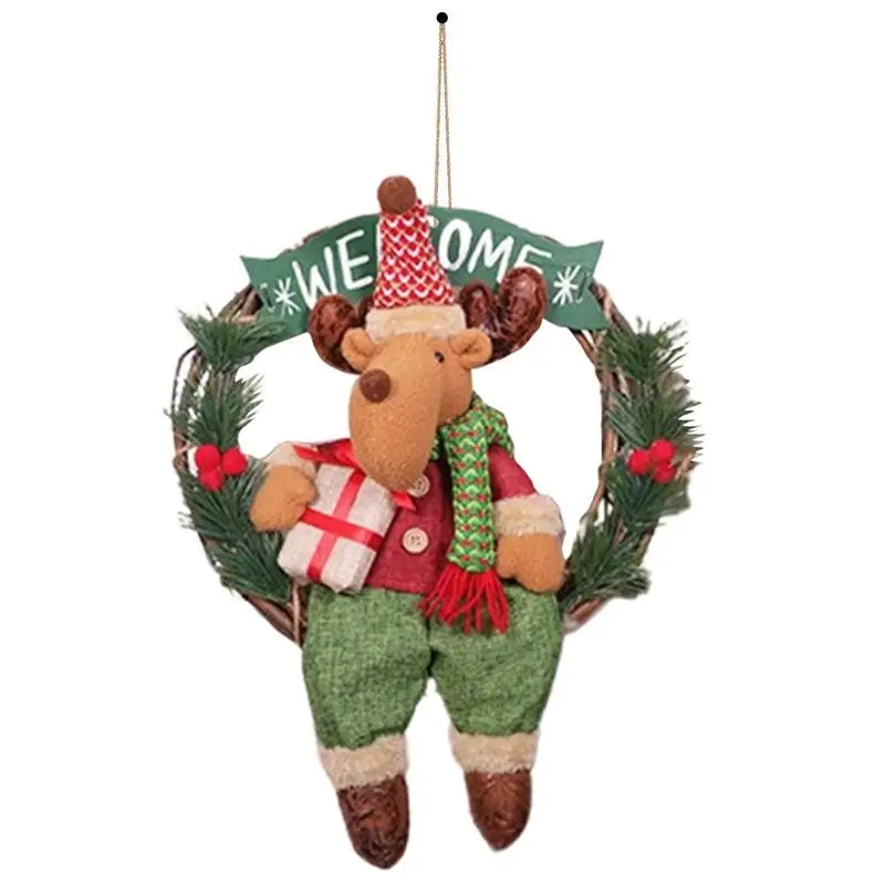 Santa Claus Wreath Winter Wreath With Snowman Santa Elk Door Holiday Hanger For Wall Window Decor Winter Artificial Wreath For
Santa Claus Wreath Winter Wreath With Snowman Santa Elk Door Holiday Hanger For Wall Window Decor Winter Artificial Wreath For