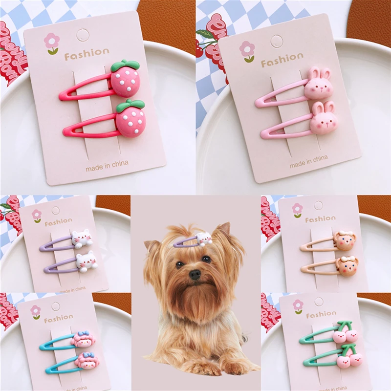 Cartoon Candy Colors Animal Fruit Water Drop Pet BB Clip Barrettes Dog Cat Long-hair Hairpin Cute Puppy Kitten Hair Accessories
Cartoon Candy Colors Animal Fruit Water Drop Pet BB Clip Barrettes Dog Cat Long-hair Hairpin Cute Puppy Kitten Hair Accessories