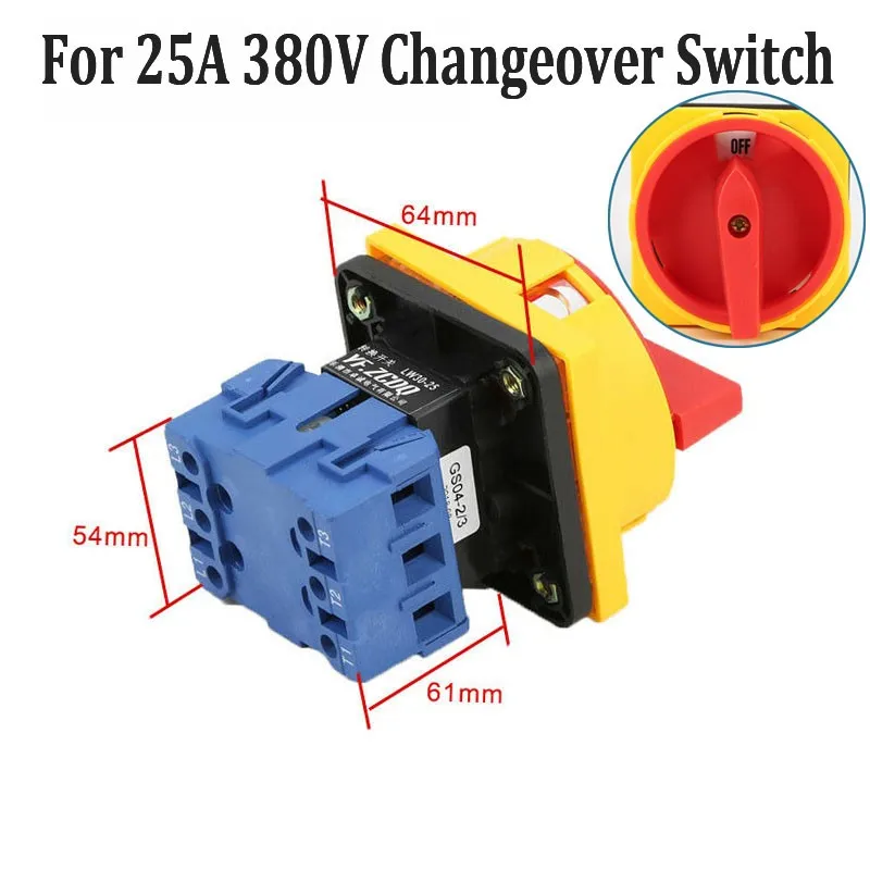 Changeover Switch Rotary Selector 2 Position Cam Switch 6 Terminals Domotica Interruptor Casa Inteligente Fingerbot Hair Dryer
Changeover Switch Rotary Selector 2 Position Cam Switch 6 Terminals Domotica Interruptor Casa Inteligente Fingerbot Hair Dryer
