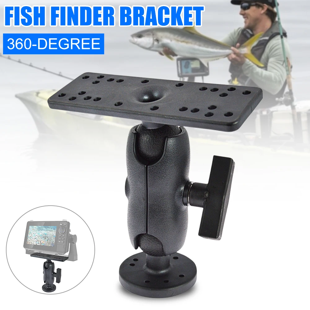 Fish Finder Mount Bracket Ball Head Mount 360-Degree Rotatable Electronic Fish Finder Mount Base Canoe Boat Fishing Accessories
Fish Finder Mount Bracket Ball Head Mount 360-Degree Rotatable Electronic Fish Finder Mount Base Canoe Boat Fishing Accessories