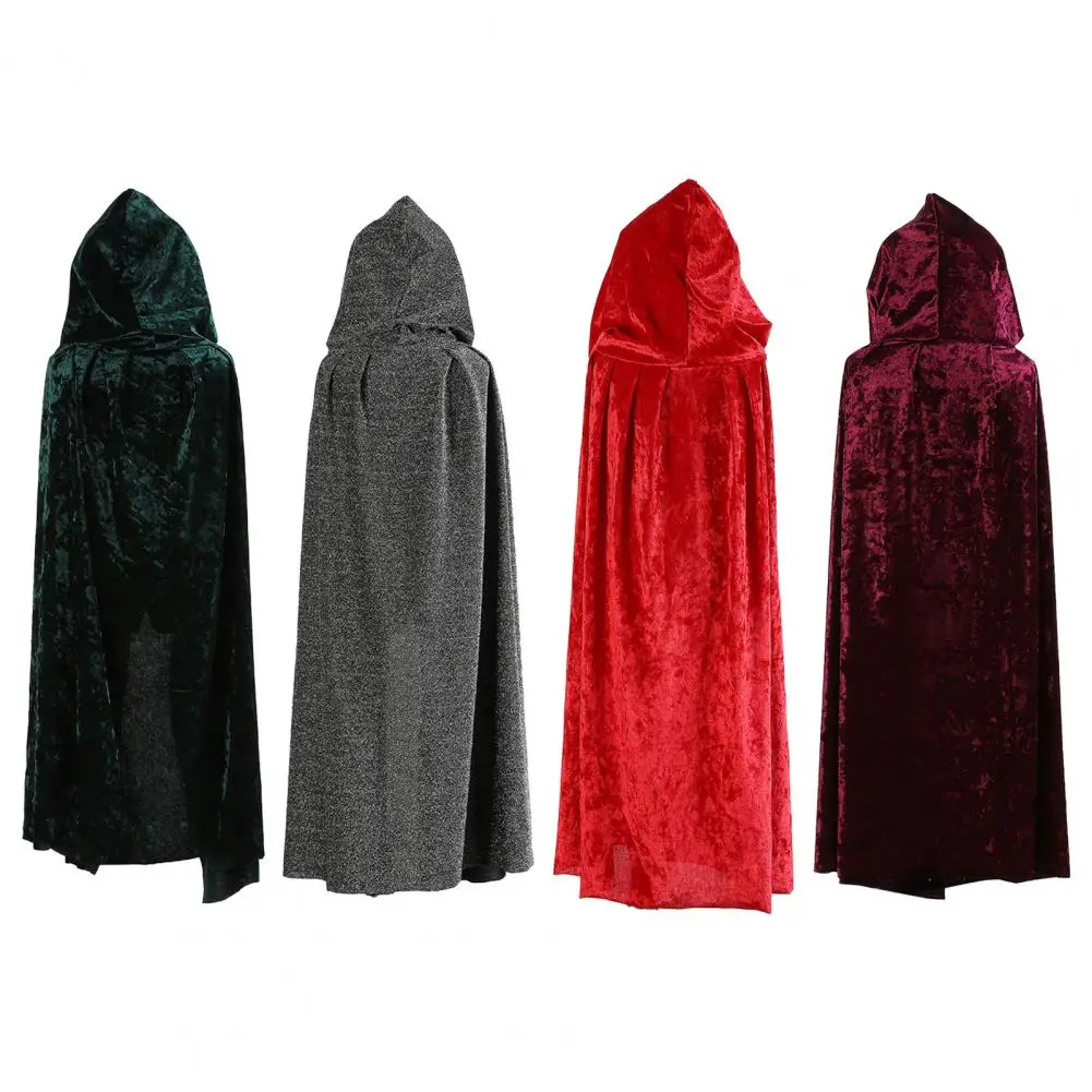 

Velvet Cape for Kids Versatile Velvet Cloaks for Halloween Cosplay Fun Easy-to-wear Costumes for Kids Adults Costume for Kids'