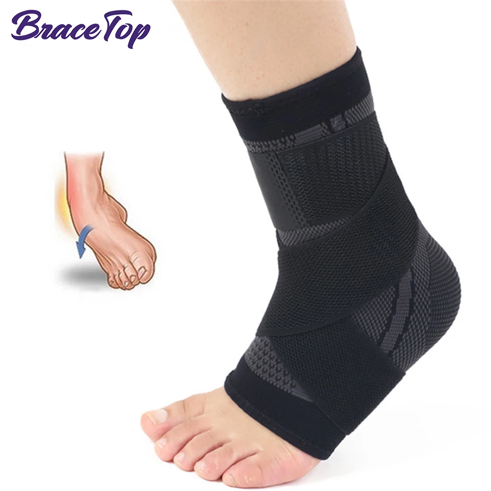 BraceTop 1 PC 3D Pressurized Bandage Ankle Support Wrist Sports Badminton Ankle Brace Protector Foot Strap Sleeves Belt Elastic 
BraceTop 1 PC 3D Pressurized Bandage Ankle Support Wrist Sports Badminton Ankle Brace Protector Foot Strap Sleeves Belt Elastic