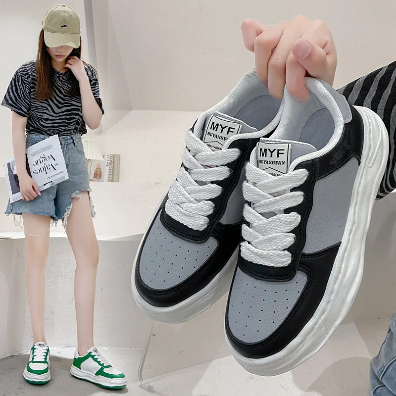 Thick soled women's shoes 2022 autumn new color matching dissolved shoes soft soled leisure sports skateboarding shoes
Thick soled women's shoes 2022 autumn new color matching dissolved shoes soft soled leisure sports skateboarding shoes