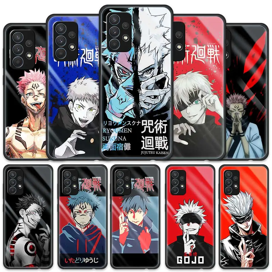 Anime Jujutsu Kaisen Case for Samsung Galaxy A12 A52 A51 A32 A71 A21s A31 A72 A02s A41 A11 A42 A02 Tempered Glass Phone Cover
Anime Jujutsu Kaisen Case for Samsung Galaxy A12 A52 A51 A32 A71 A21s A31 A72 A02s A41 A11 A42 A02 Tempered Glass Phone Cover