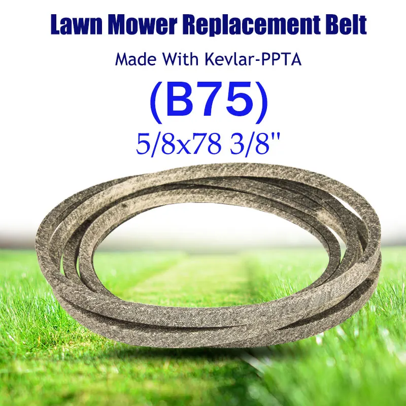 

PolarLander Lawn Mower Accessories for Vehicles B75 （5/8"x78 3/8"） 108-2715 Made with Kevlar For T/oro V-BELT