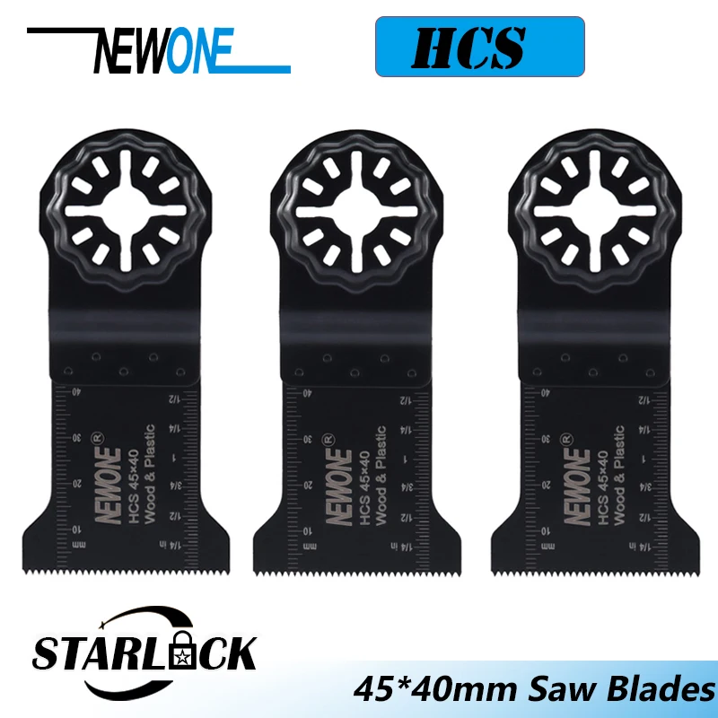 NEWONE 45 мм HCS E-cut пильные диски, совместимые с системой Starlock, Осциллирующие многофункциональные инструменты, электрический триммер для резки древесины
NEWONE 45 мм HCS E-cut пильные диски, совместимые с системой Starlock, Осциллирующие многофункциональные инструменты, электрический триммер для резки древесины