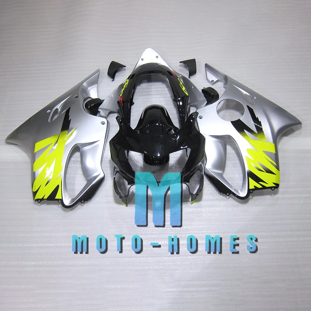 CBR 600 1999 2000 F4 мотоциклетный комплект обтекателей для CBR600 99 00 черный серебристый