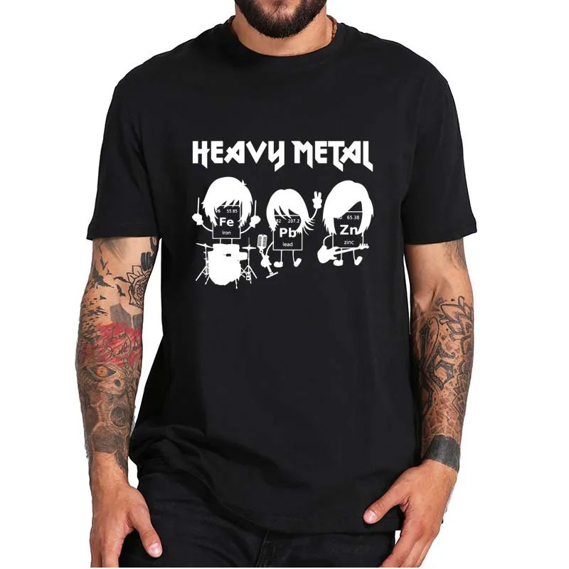 Heavy Metal Fans Funny Chemistry Student T-Shirt Science Geek Funny Men's Tee Top 100% Cotton Casual Homme Camiseta
Heavy Metal Fans Funny Chemistry Student T-Shirt Science Geek Funny Men's Tee Top 100% Cotton Casual Homme Camiseta