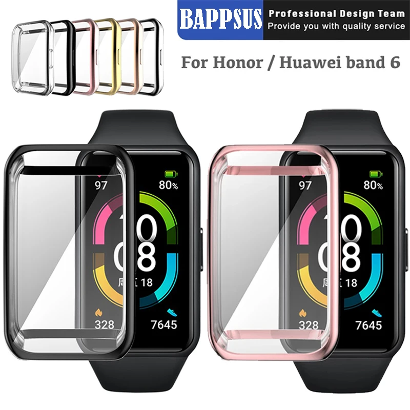 Защитный чехол на весь экран из ТПУ, мягкий чехол для часов Honor Band 6, защитный чехол, бампер, чехлы с покрытием для Huawei Honor Band 6
Защитный чехол на весь экран из ТПУ, мягкий чехол для часов Honor Band 6, защитный чехол, бампер, чехлы с покрытием для Huawei Honor Band 6