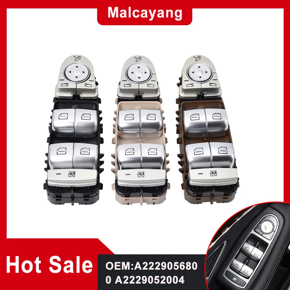 Front Left Power Master Window Switch A2229052004 2229052004 For Mercedes-Benz S560 2018 2019 S550 2014-2017 S63 AMG 2014-2019
Front Left Power Master Window Switch A2229052004 2229052004 For Mercedes-Benz S560 2018 2019 S550 2014-2017 S63 AMG 2014-2019