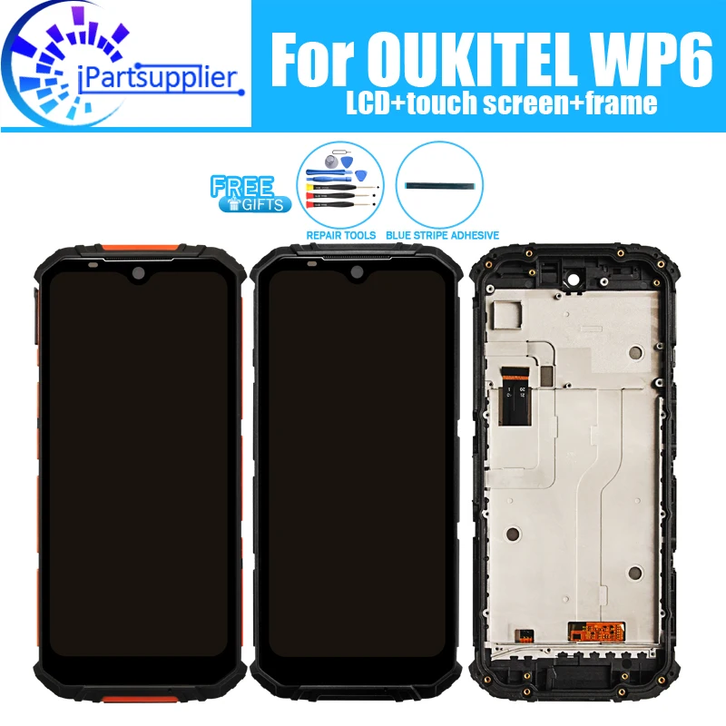 OUKITEL WP6 LCD Display+Touch Screen Digitizer +Frame Assembly 100% Original LCD+Touch Digitizer for OUKITEL WP6
OUKITEL WP6 LCD Display+Touch Screen Digitizer +Frame Assembly 100% Original LCD+Touch Digitizer for OUKITEL WP6