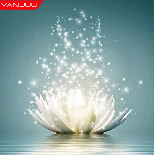 5D Diamond Painting Lotus Full Drill Diamond Mosaic Flower Cross Stitch Kits DIY Rhinestones Home Wall Decor Gift
5D Diamond Painting Lotus Full Drill Diamond Mosaic Flower Cross Stitch Kits DIY Rhinestones Home Wall Decor Gift