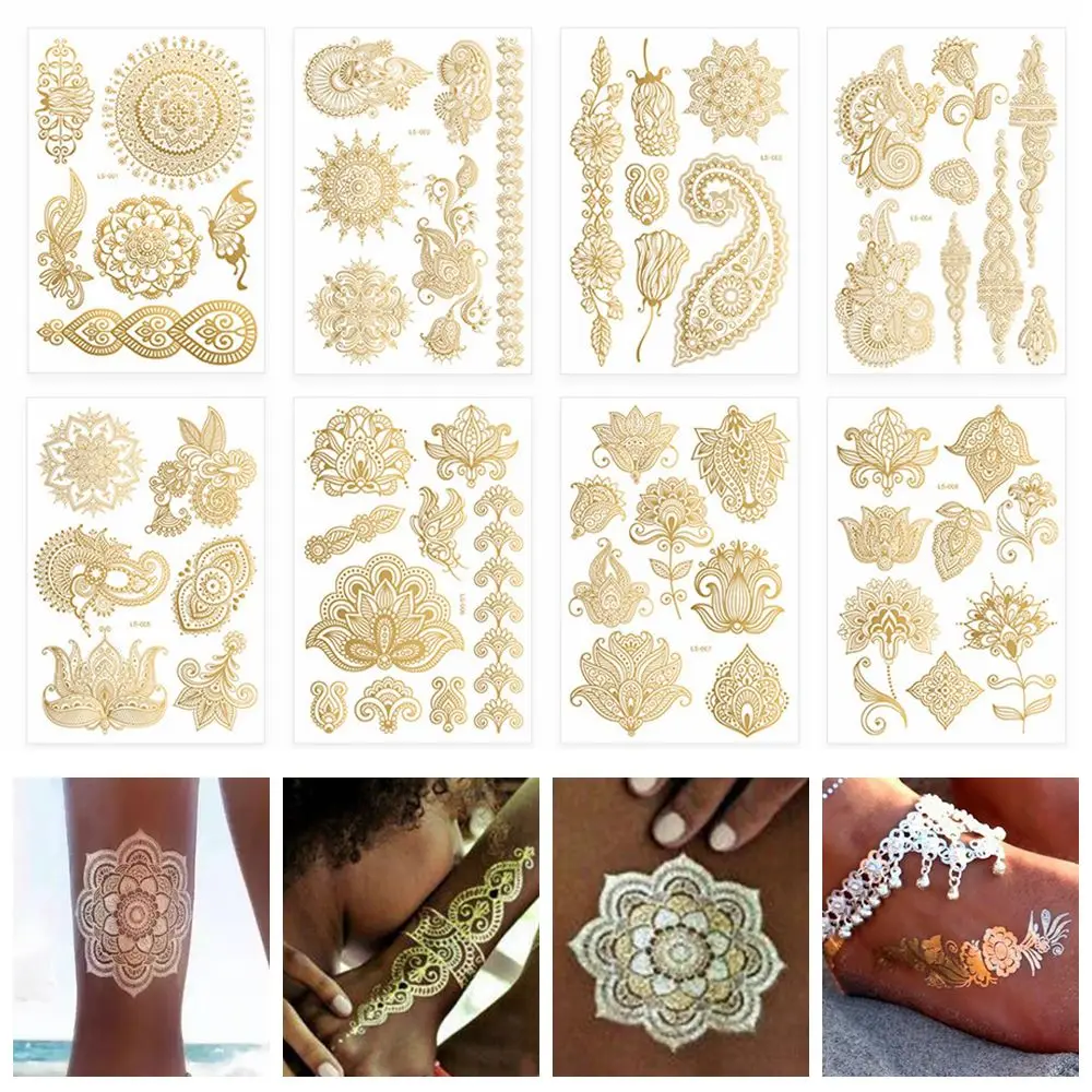 12Pcs Lasting Party Mandala Marriage Bridal Fake Tatto Tattoos Stickers Body Art Decal Temporary Tattoos
12Pcs Lasting Party Mandala Marriage Bridal Fake Tatto Tattoos Stickers Body Art Decal Temporary Tattoos