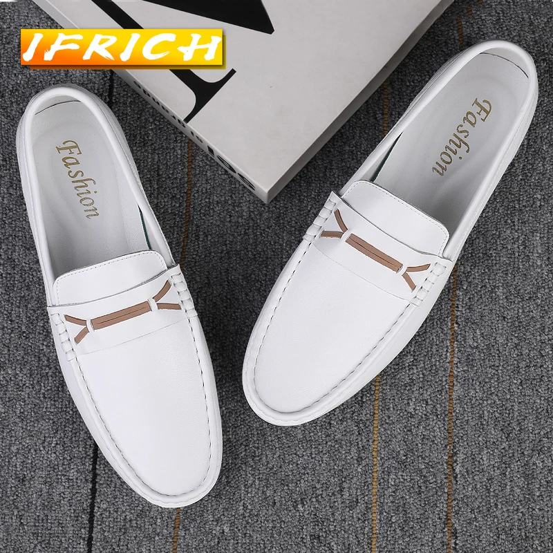 New Popular 2022 Men Casual Shoes Genuine Leather Man Slip On Shoe Comfortable Driving Moccasins Mens Anti-Slip Loafers Man
New Popular 2022 Men Casual Shoes Genuine Leather Man Slip On Shoe Comfortable Driving Moccasins Mens Anti-Slip Loafers Man