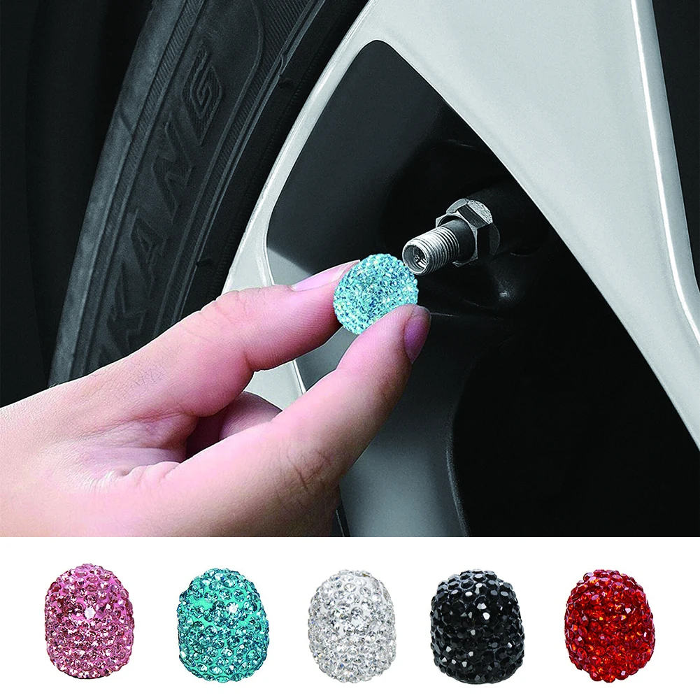 4PCs Crystal Car Tire Valve Caps Diamond Shining Dust-proof Wheel Valve Cover Vehicle Bling Car Charms Decor Auto Accessories
4PCs Crystal Car Tire Valve Caps Diamond Shining Dust-proof Wheel Valve Cover Vehicle Bling Car Charms Decor Auto Accessories