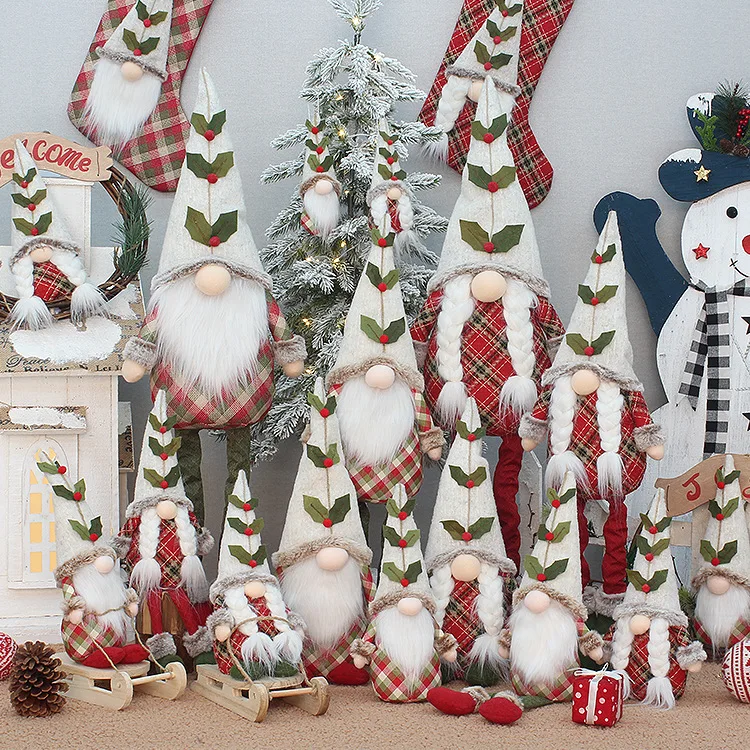 Christmas fabric Faceless old man sitting upright telescopic doll Christmas gift decoration holiday supplies
Christmas fabric Faceless old man sitting upright telescopic doll Christmas gift decoration holiday supplies