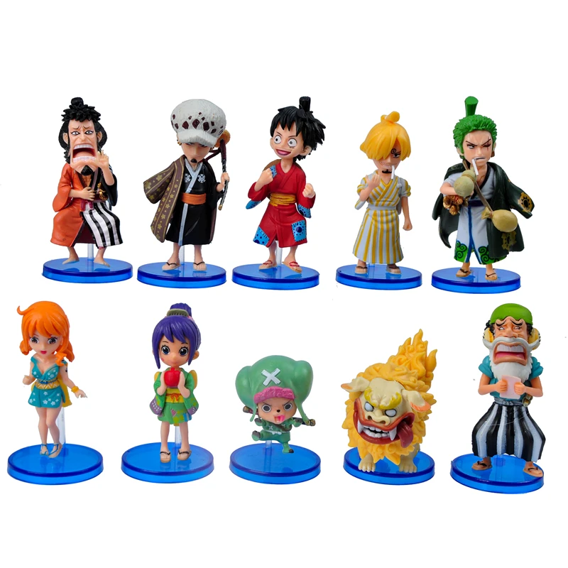 One Piece 10 Pcs/Set Action Figure Monkey D. Luffy Roronoa Zoro Nami Anime Figure Model Doll Toys For Children's Birthday Gift
One Piece 10 Pcs/Set Action Figure Monkey D. Luffy Roronoa Zoro Nami Anime Figure Model Doll Toys For Children's Birthday Gift