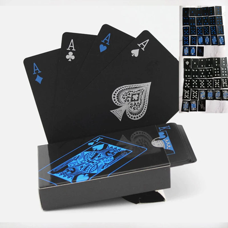 Creative Waterproof Black Playing Cards High Quality Plastic PVC Poker Funny Gift Durable Case For Children Gifts
Creative Waterproof Black Playing Cards High Quality Plastic PVC Poker Funny Gift Durable Case For Children Gifts