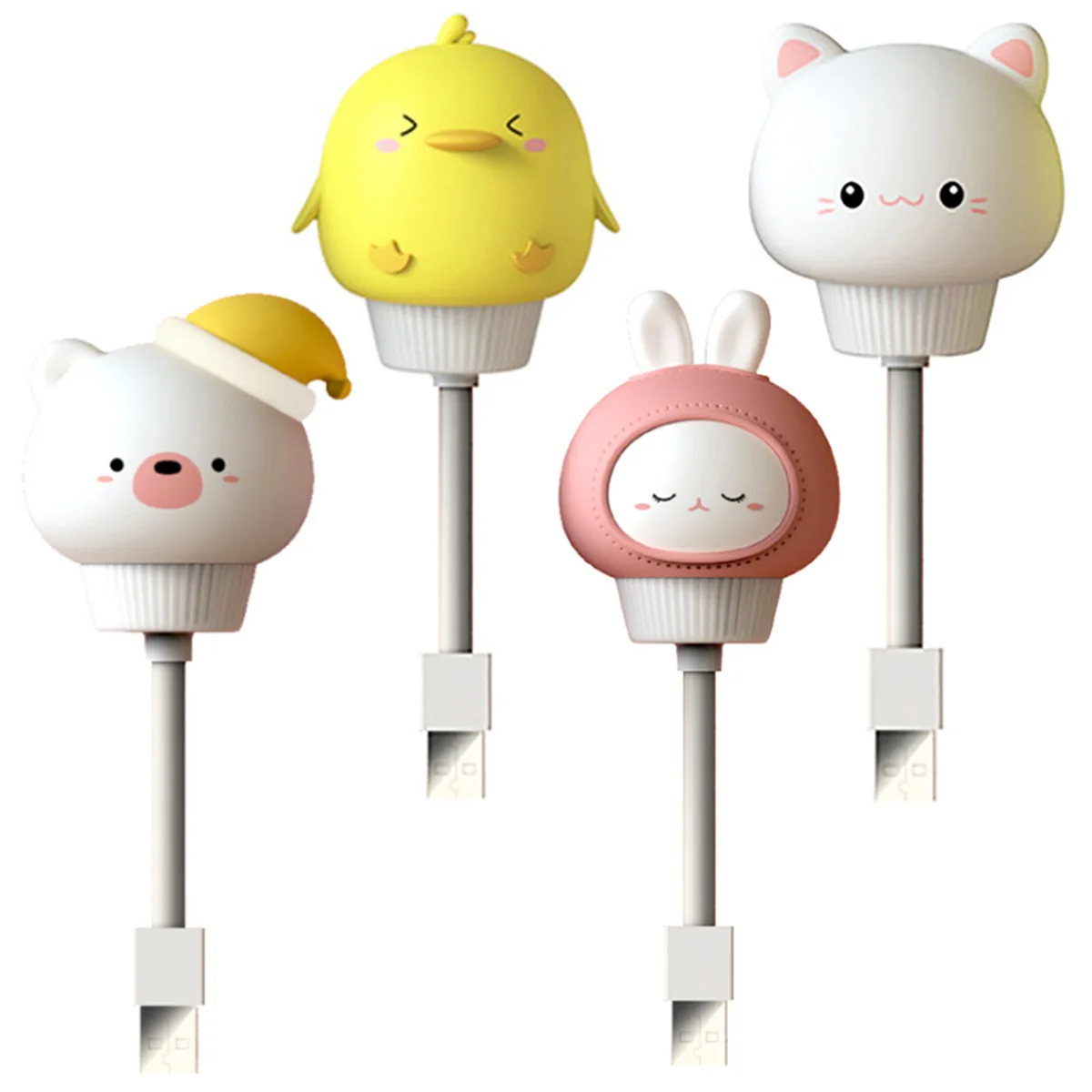 LED Night Light USB Charging Night Lamp Cute Cartoon Night Light DC 5V 0.2W Plug and Play Portable Children Night Lamp for Baby
LED Night Light USB Charging Night Lamp Cute Cartoon Night Light DC 5V 0.2W Plug and Play Portable Children Night Lamp for Baby