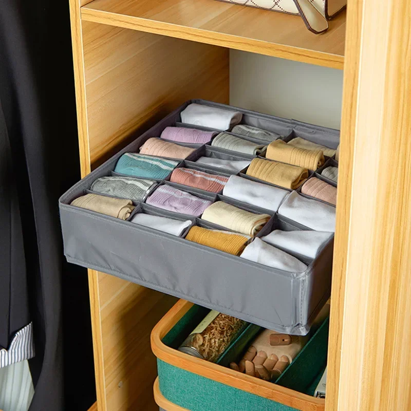 24 Grids Underwear Bra Socks Organizer Washable Cotton Storage Box Clothes Ties Wardrobe Cabinet Closet Separator Organizer
24 Grids Underwear Bra Socks Organizer Washable Cotton Storage Box Clothes Ties Wardrobe Cabinet Closet Separator Organizer