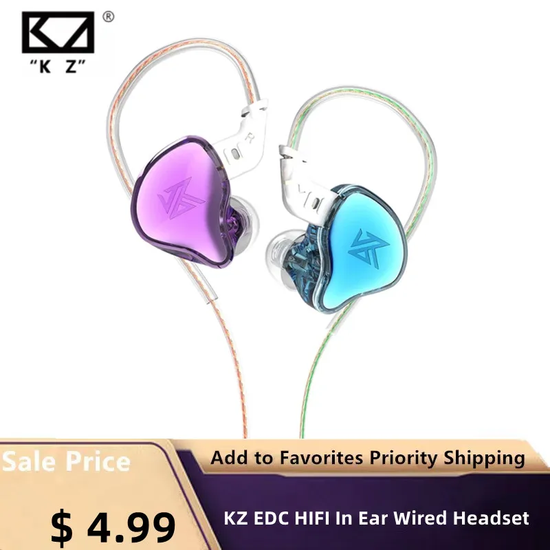 KZ EDC Headset In Ear HIFI Bass Earbuds Headphones With Microphone Game Sport Monitor Noice Cancelling Wired Earphones
KZ EDC Headset In Ear HIFI Bass Earbuds Headphones With Microphone Game Sport Monitor Noice Cancelling Wired Earphones