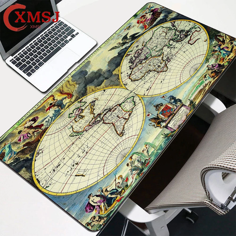 XMSJ Speed World Map Old-fashioned Big Mouse Pad Game Accessories Carpet Keyboard Game Console Computer Table Pad Mouse Pad Xxl
XMSJ Speed World Map Old-fashioned Big Mouse Pad Game Accessories Carpet Keyboard Game Console Computer Table Pad Mouse Pad Xxl