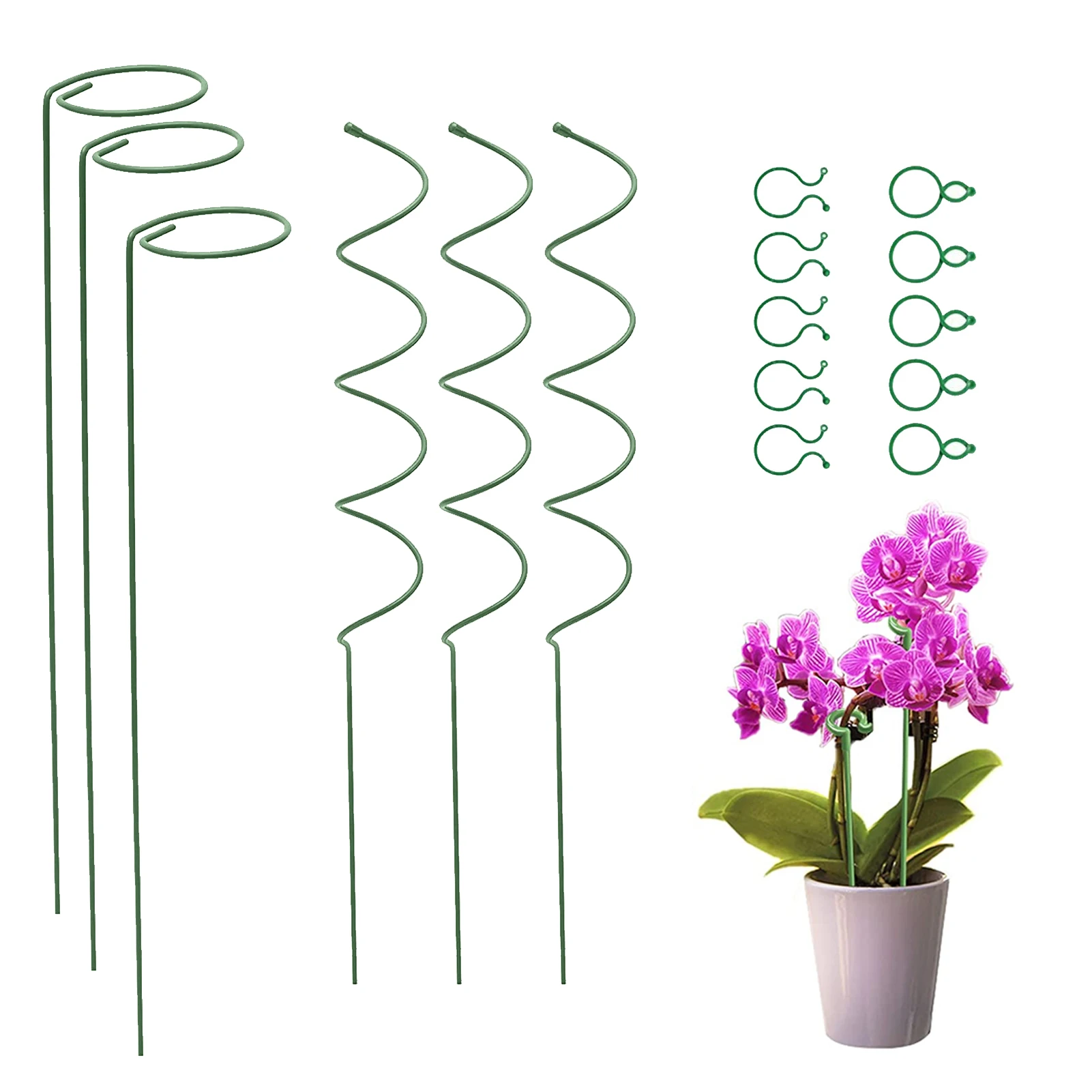 Garden Climbing Vine Rack Plant Potted Support Frame Iron Wire Plant Stake Support Garden Flower Vegetables Trellis Bracket
Garden Climbing Vine Rack Plant Potted Support Frame Iron Wire Plant Stake Support Garden Flower Vegetables Trellis Bracket