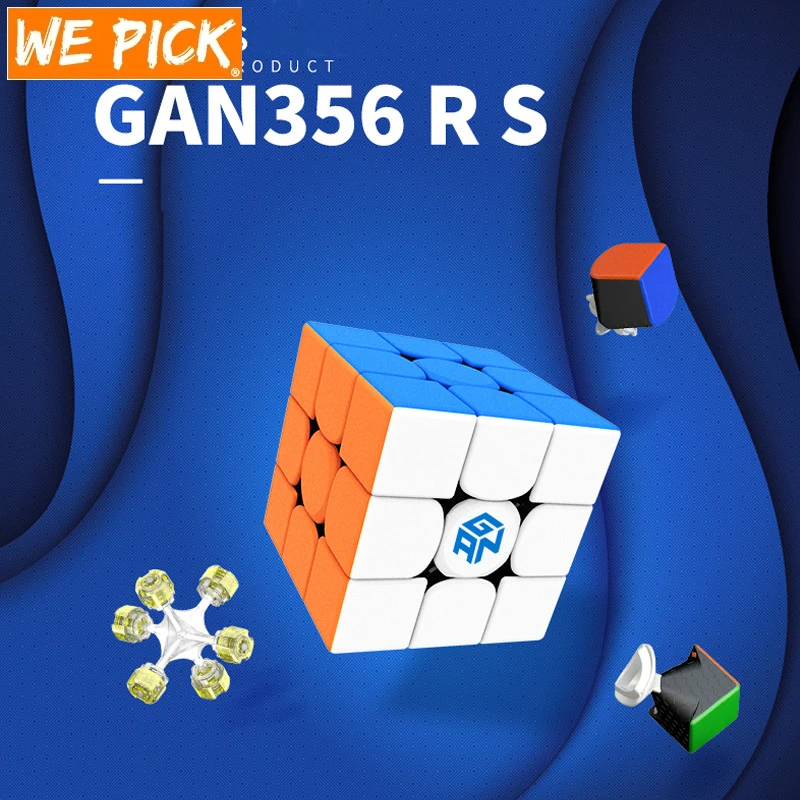 GAN 356 RS 3x3x3 Rubicks Original Hungarian Magico Cubo 356RS Professional 3x3 3×3 Speed Puzzle Toys Antistress Rubix Magic Cube
GAN 356 RS 3x3x3 Rubicks Original Hungarian Magico Cubo 356RS Professional 3x3 3×3 Speed Puzzle Toys Antistress Rubix Magic Cube