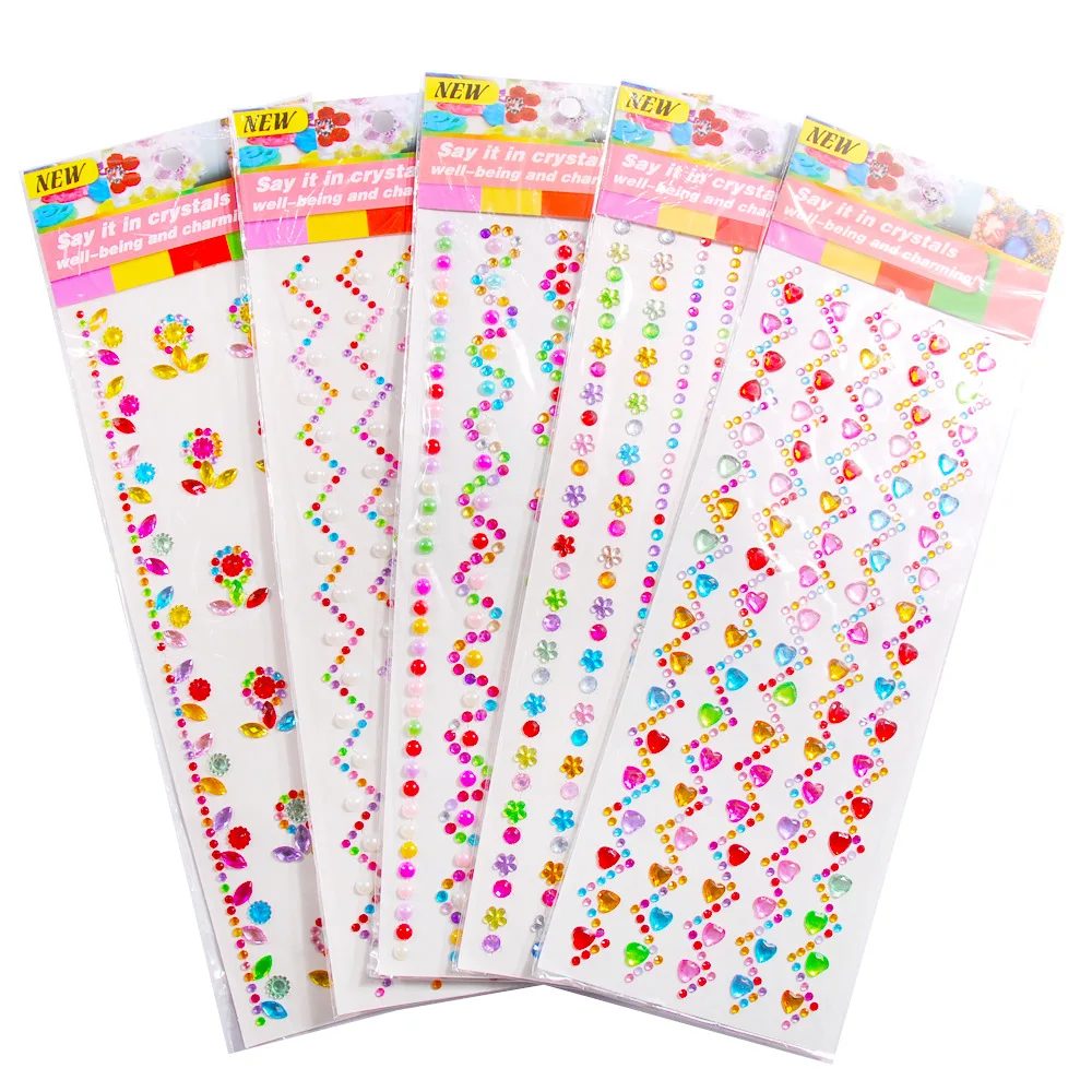 New Children's Acrylic Sticker Bracelet Necklace Schoolbag Drill Sticker DIY Car Decoration Disposable Tattoo Gemstone Sticker
New Children's Acrylic Sticker Bracelet Necklace Schoolbag Drill Sticker DIY Car Decoration Disposable Tattoo Gemstone Sticker