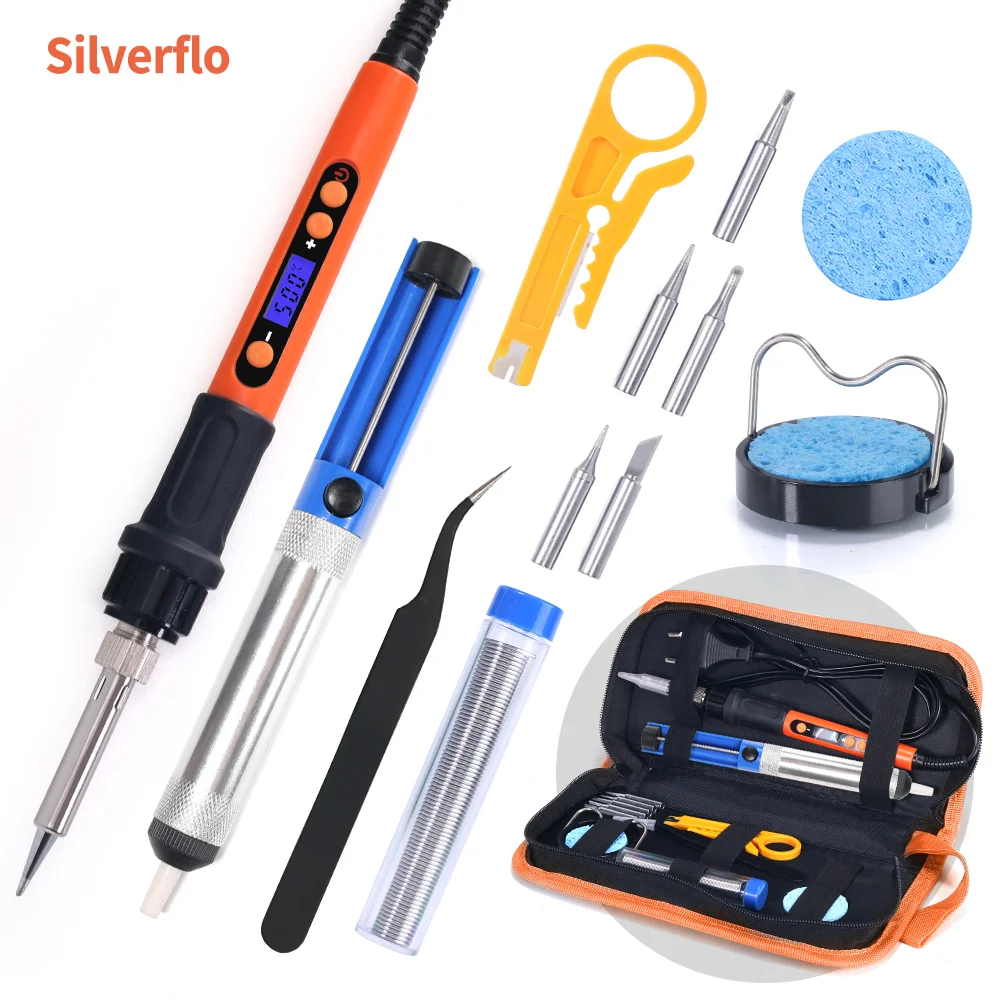 928D 100W Soldering Iron Kit with Slot Heating Element 500 Celsius Digital Temperature Adjustable Soldering Iron Station
928D 100W Soldering Iron Kit with Slot Heating Element 500 Celsius Digital Temperature Adjustable Soldering Iron Station
