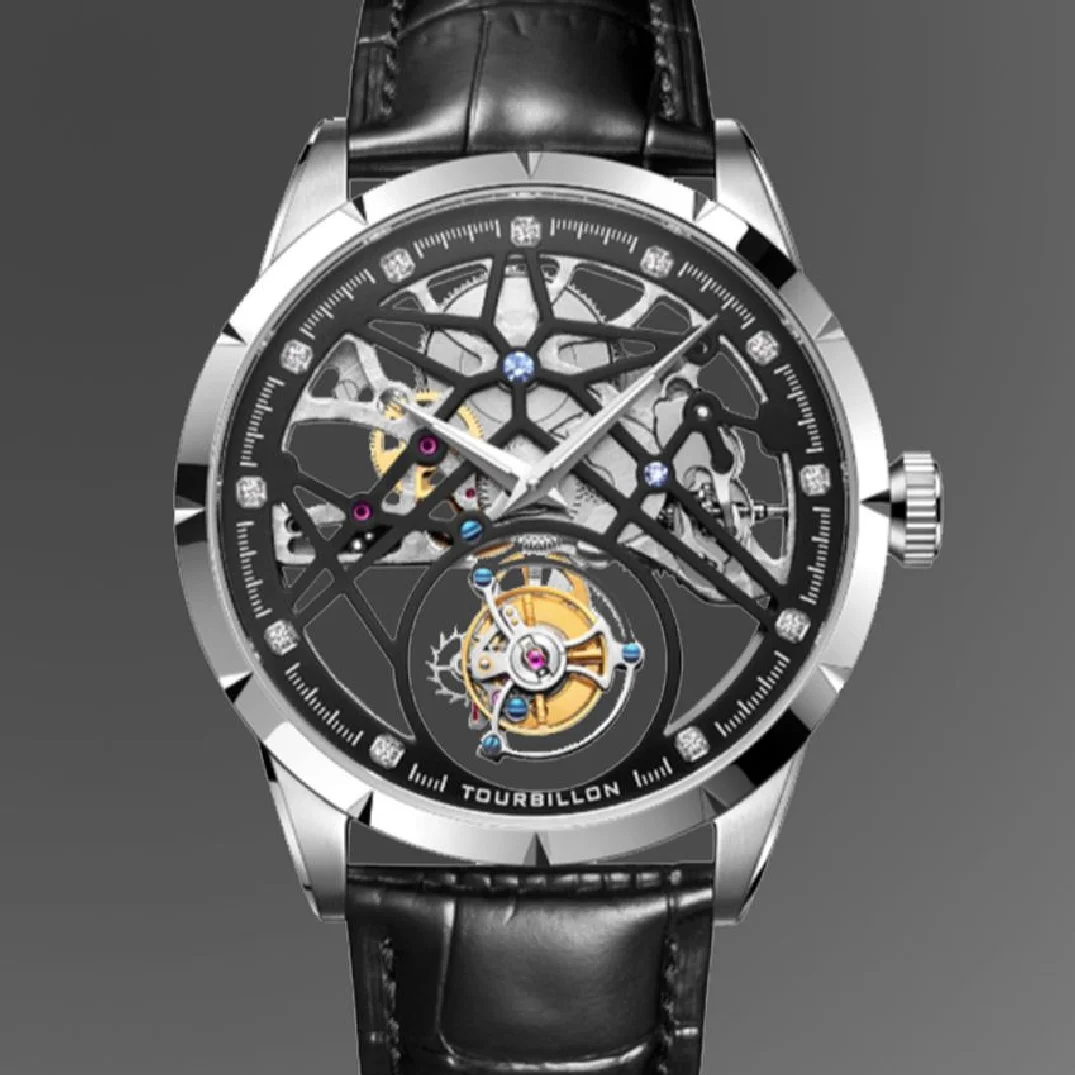 AESOP Manual Tourbillon Watch For Men 50m Waterproof Sports Mechanical Wristwatches For Man Movement Sapphire Relogio Masculino
AESOP Manual Tourbillon Watch For Men 50m Waterproof Sports Mechanical Wristwatches For Man Movement Sapphire Relogio Masculino