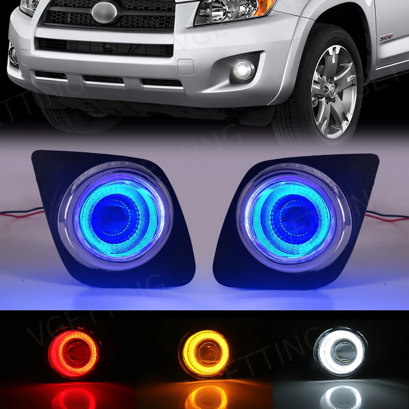 Fog Light For Toyota RAV4 2009 2010 2011 2012 Led Daytime Running Lamp Angel Eyes Daylight DRL Wateproof Wires Switch Button 12V
Fog Light For Toyota RAV4 2009 2010 2011 2012 Led Daytime Running Lamp Angel Eyes Daylight DRL Wateproof Wires Switch Button 12V