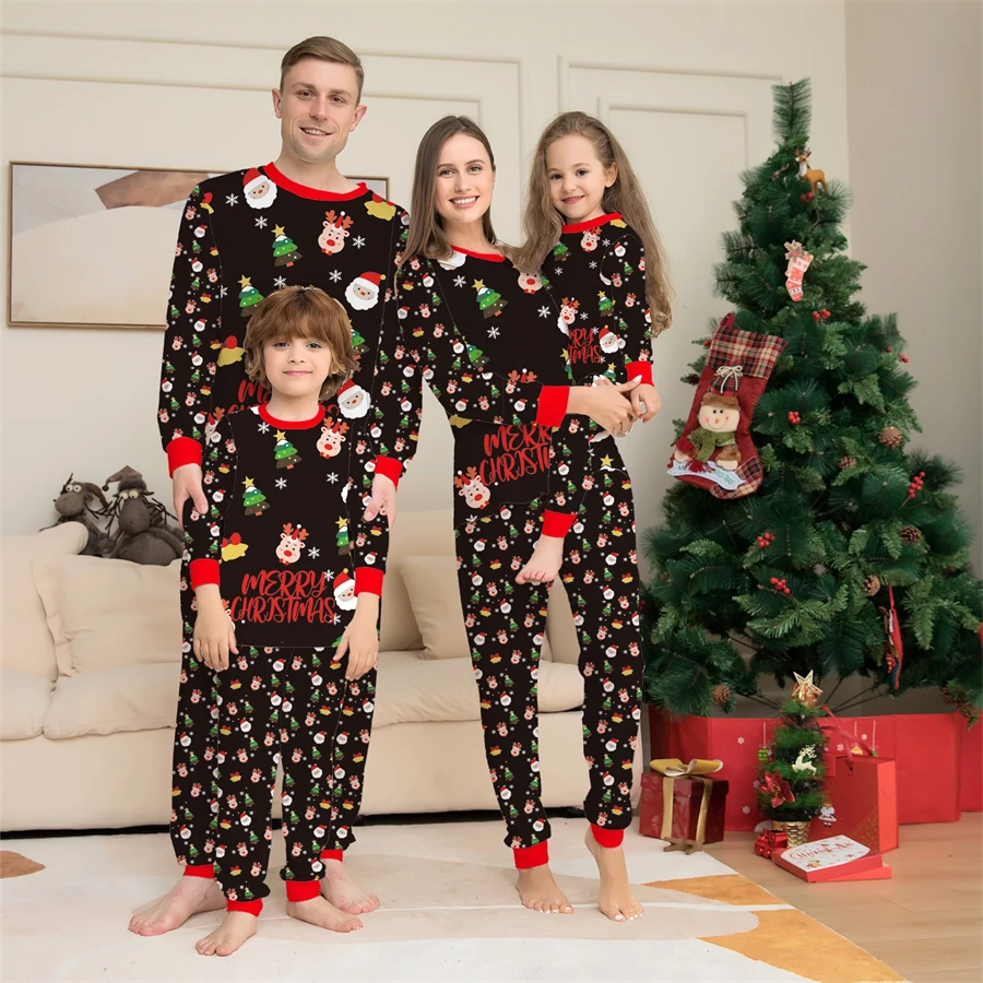 2022 Christmas Family Matching Outfits Printed Father Mother Daughter Son Pajamas Sets Mommy and Me Xmas Pj's Clothes Tops+Pants
2022 Christmas Family Matching Outfits Printed Father Mother Daughter Son Pajamas Sets Mommy and Me Xmas Pj's Clothes Tops+Pants